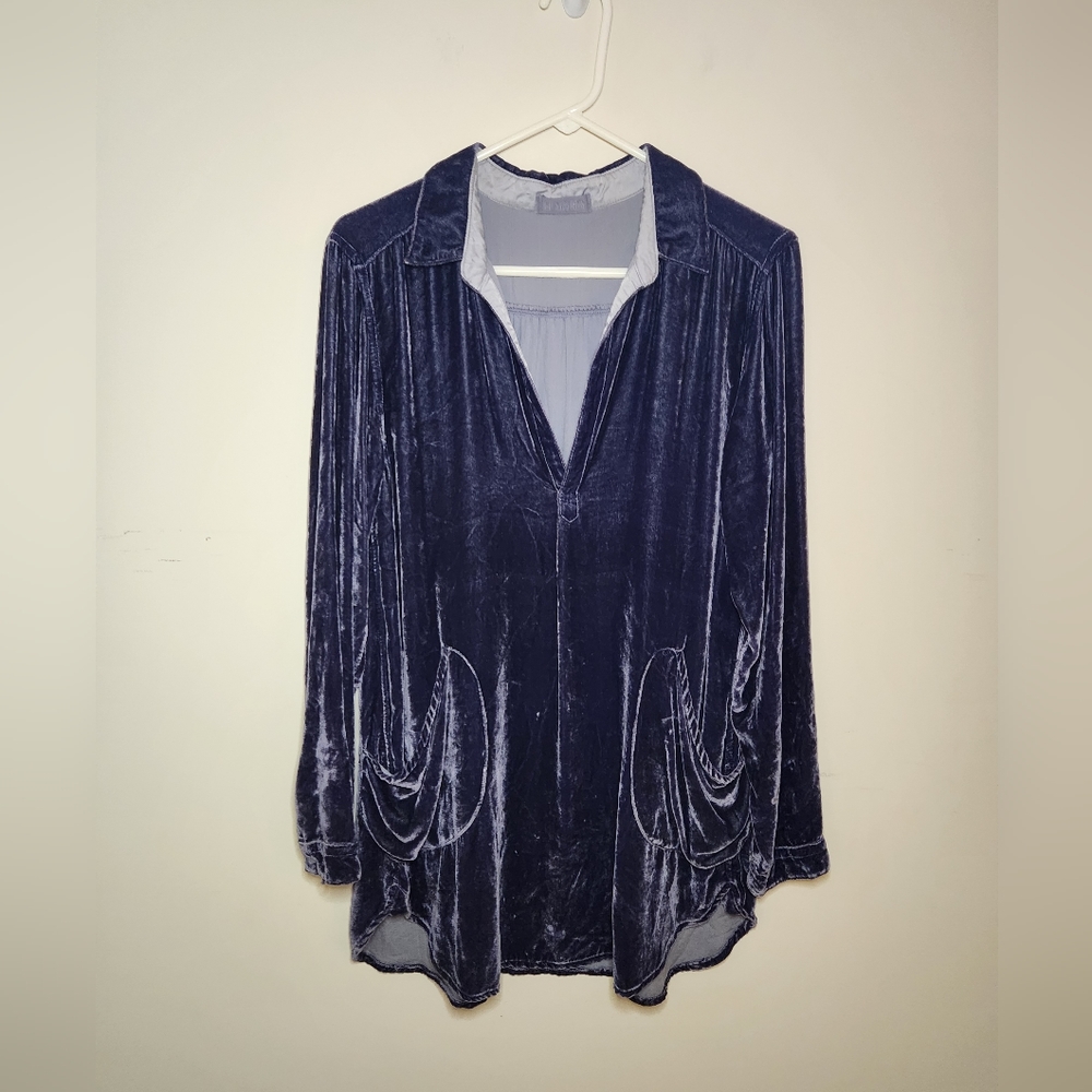CP Shades Purple Velvet Dress  Sz Small